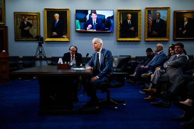 Energy Secretary Chris Wright during a hearing at the House of Representatives on May 7. Wright has said that climate change is not an existential threat but is a byproduct of progress. 
