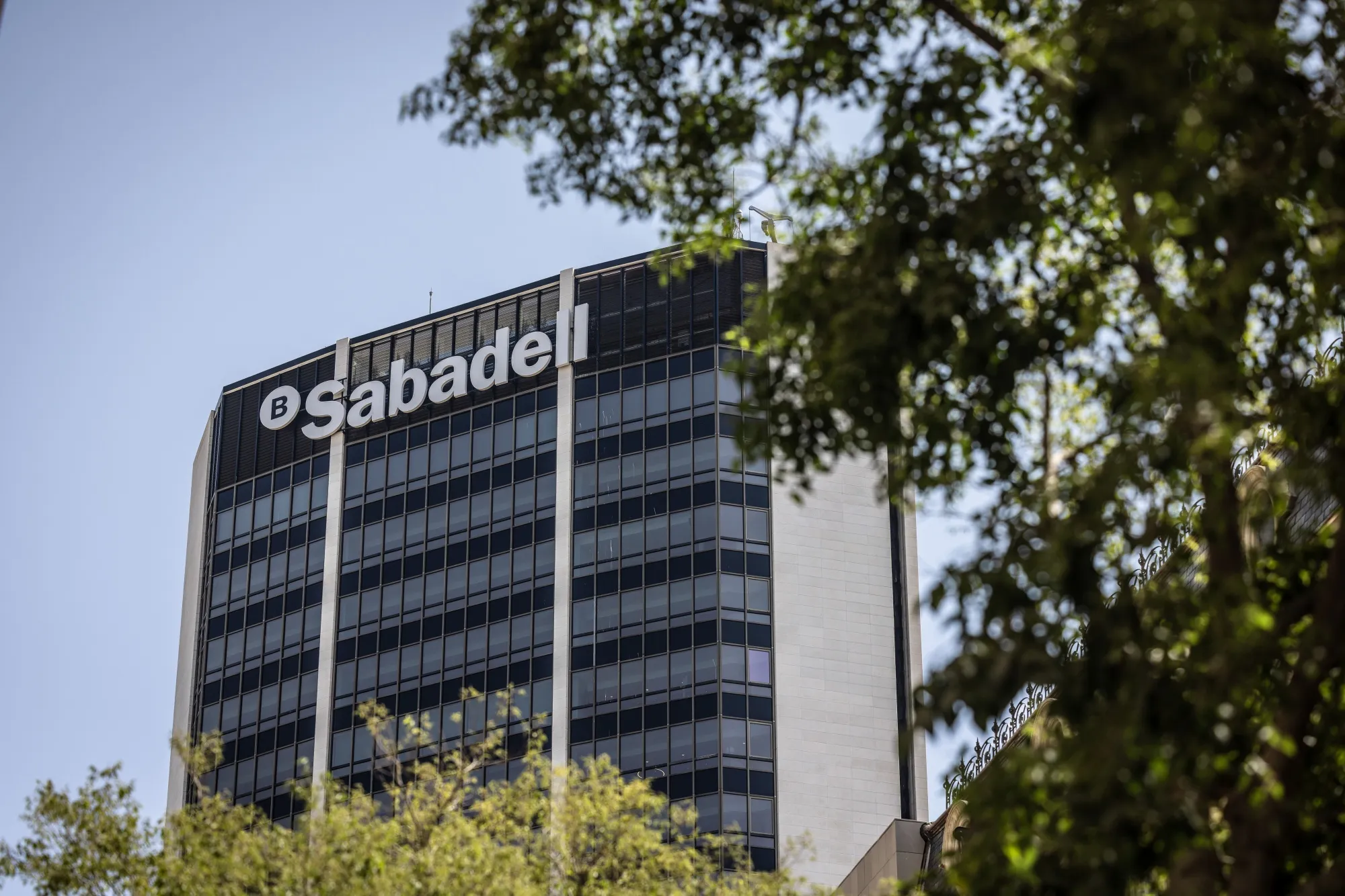 The Banco de Sabadell office building in Barcelona.
