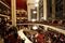 The lobby chandeliers.