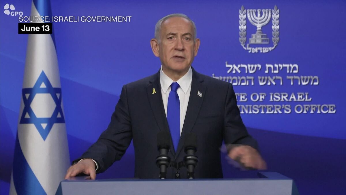 Israel Prime Minister Netanyahu on Iran Airstrikes