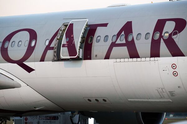 Qatar Airways CEO Akbar Al Baker Arrives on Airline's Maiden Flight from Doha 