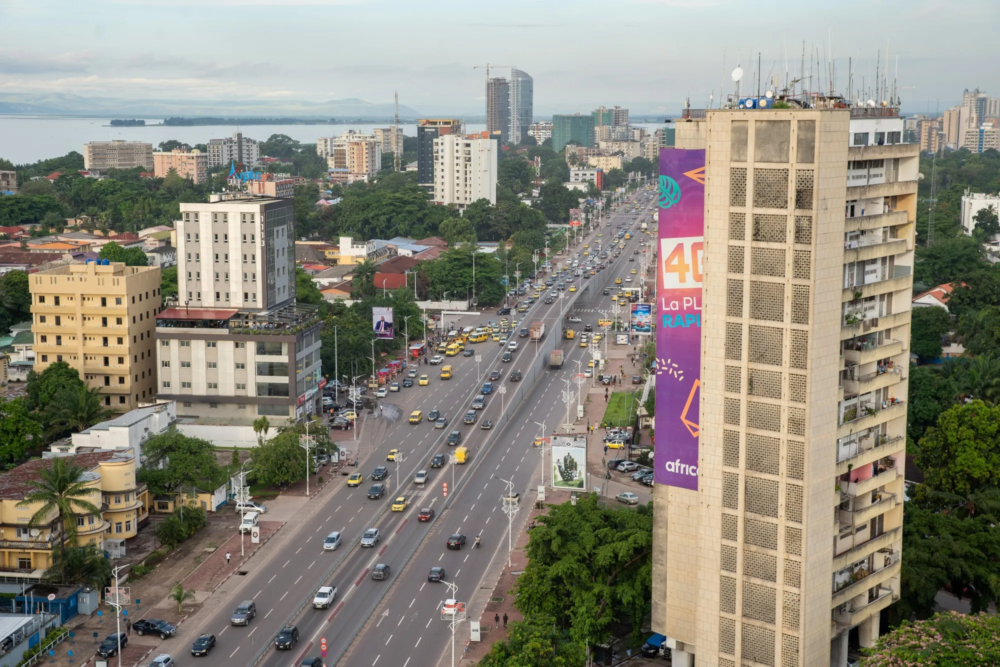 
The city of Kinshasa in the Democratic Republic of Congo is expected to be one of the largest cities in the world in 2080, with more than 63 million people.

