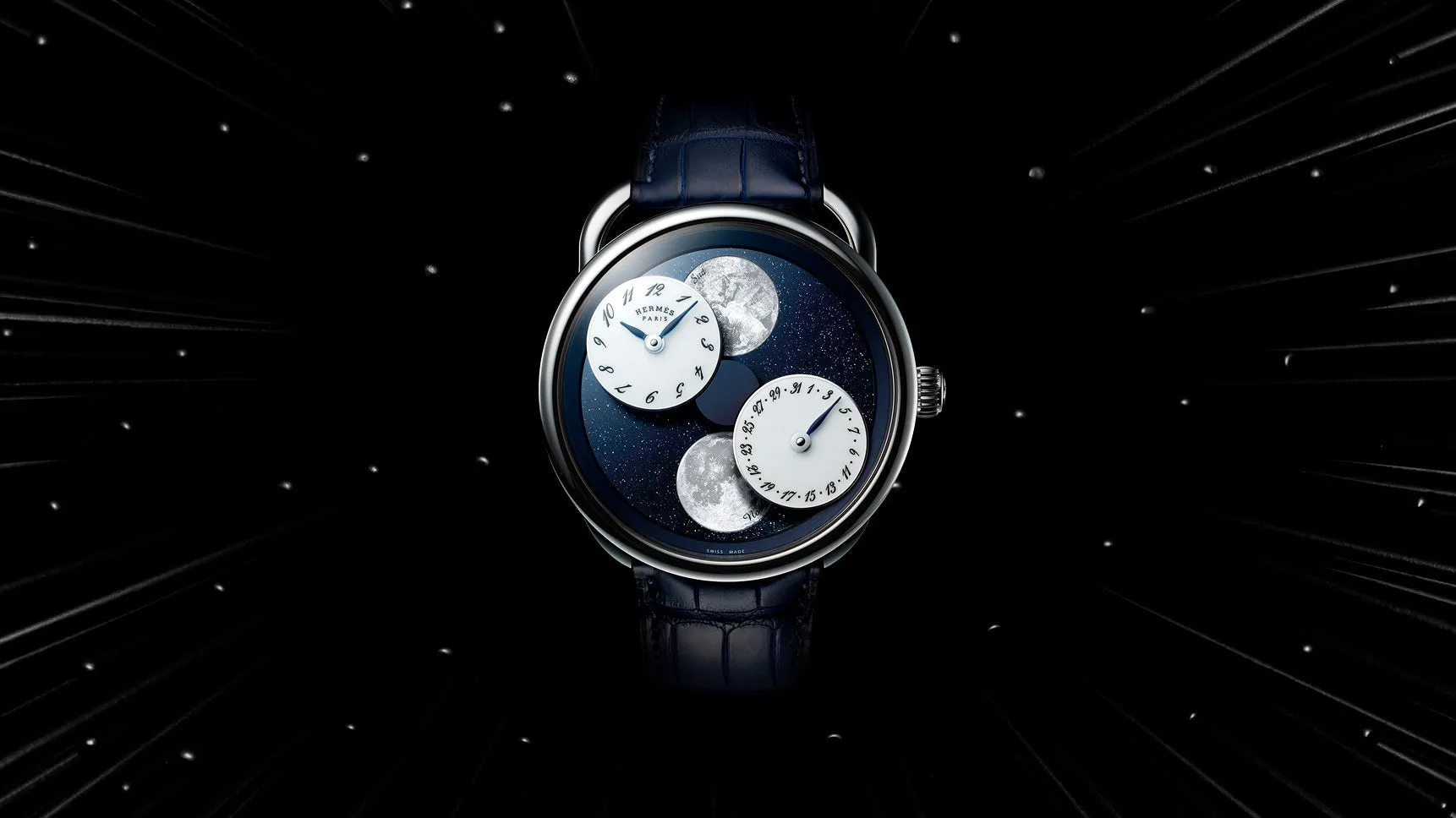 New Hermes Watch Shows What Moon Phase Arceau L Heure De La Lune Bloomberg