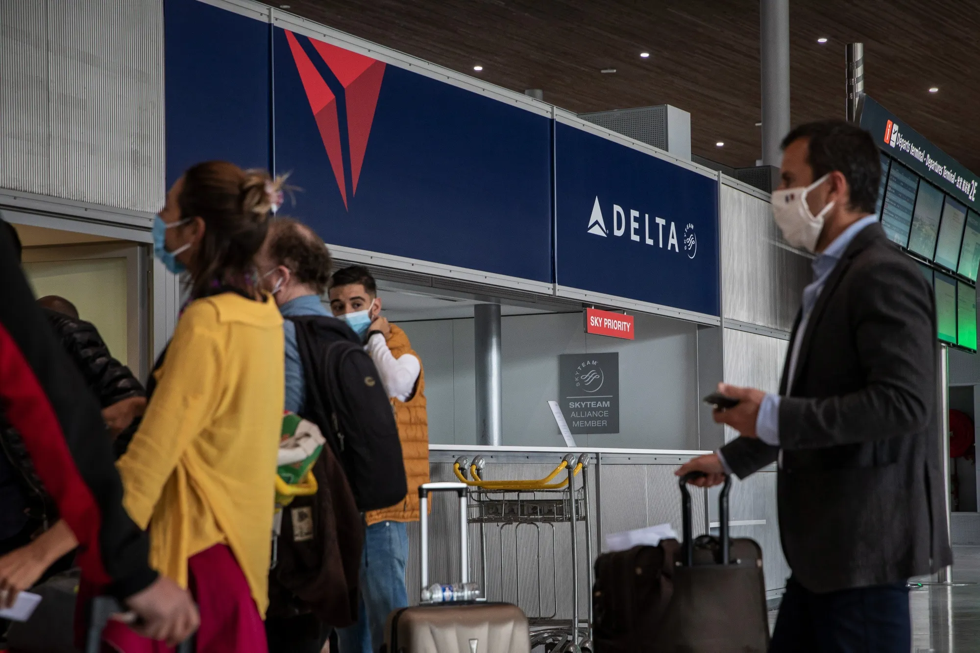 Charles de Gaulle Airport on Day France Reopens Its EU Borders 