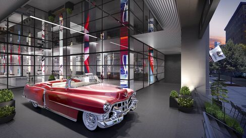 Cadillac has declined to say which models it may feature in the space but noted that one or two could be vintage-era cars.