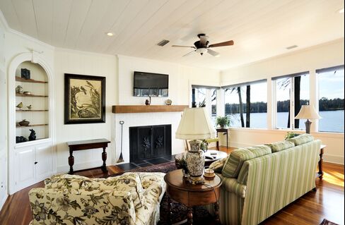 There are ample views of the lake.