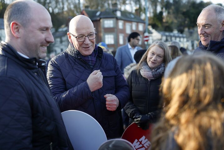 SNP Leader On The Campaign Trail In South Queensferry