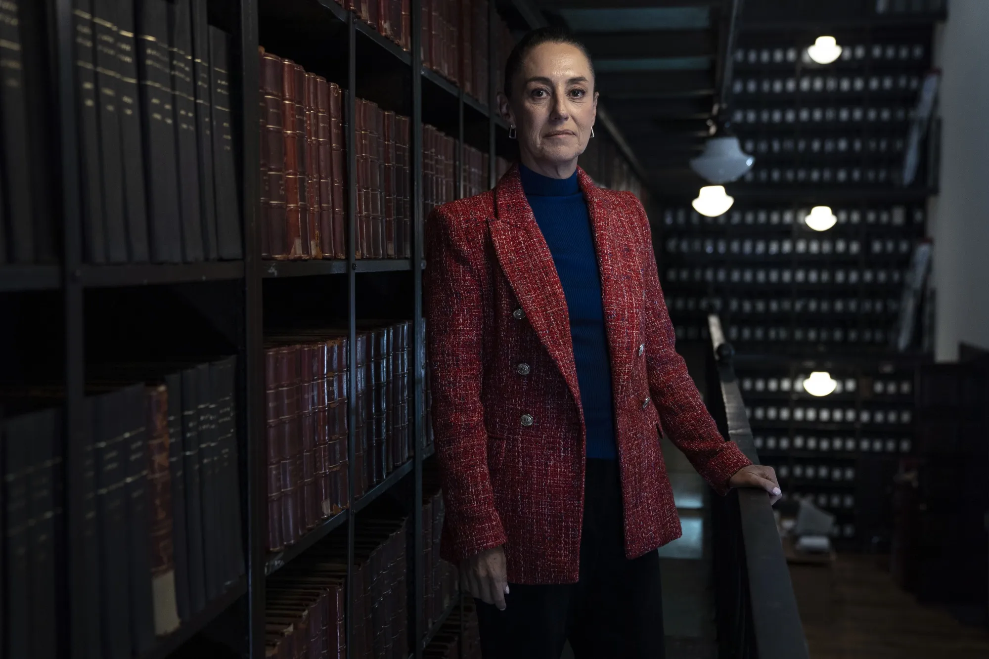 Mexico City Mayor Claudia Sheinbaum during an interview at City Hall on Dec. 28, 2022. 