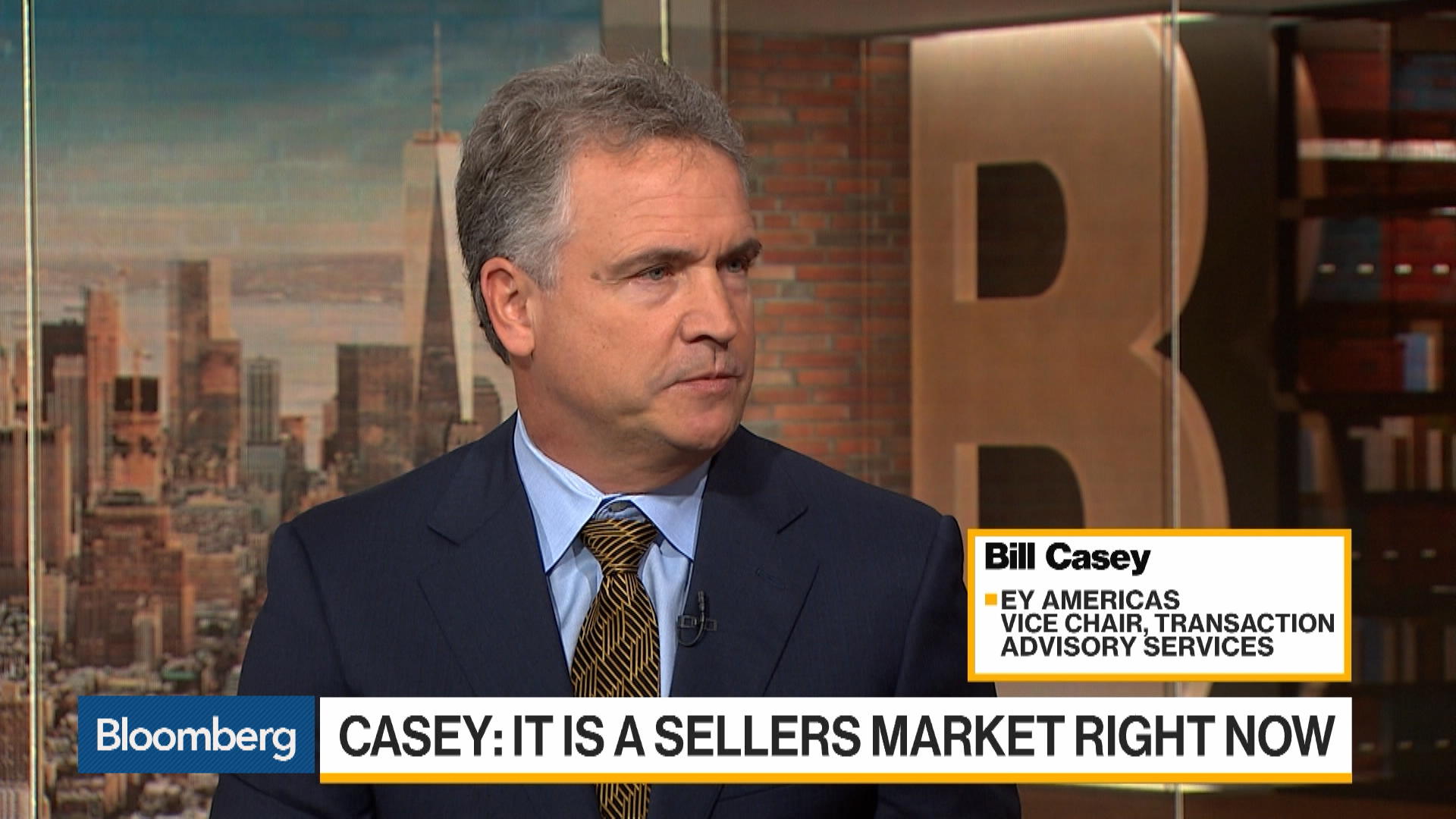 Watch EY s Casey Sees a Lot of Optimism in Deal Market and Economy