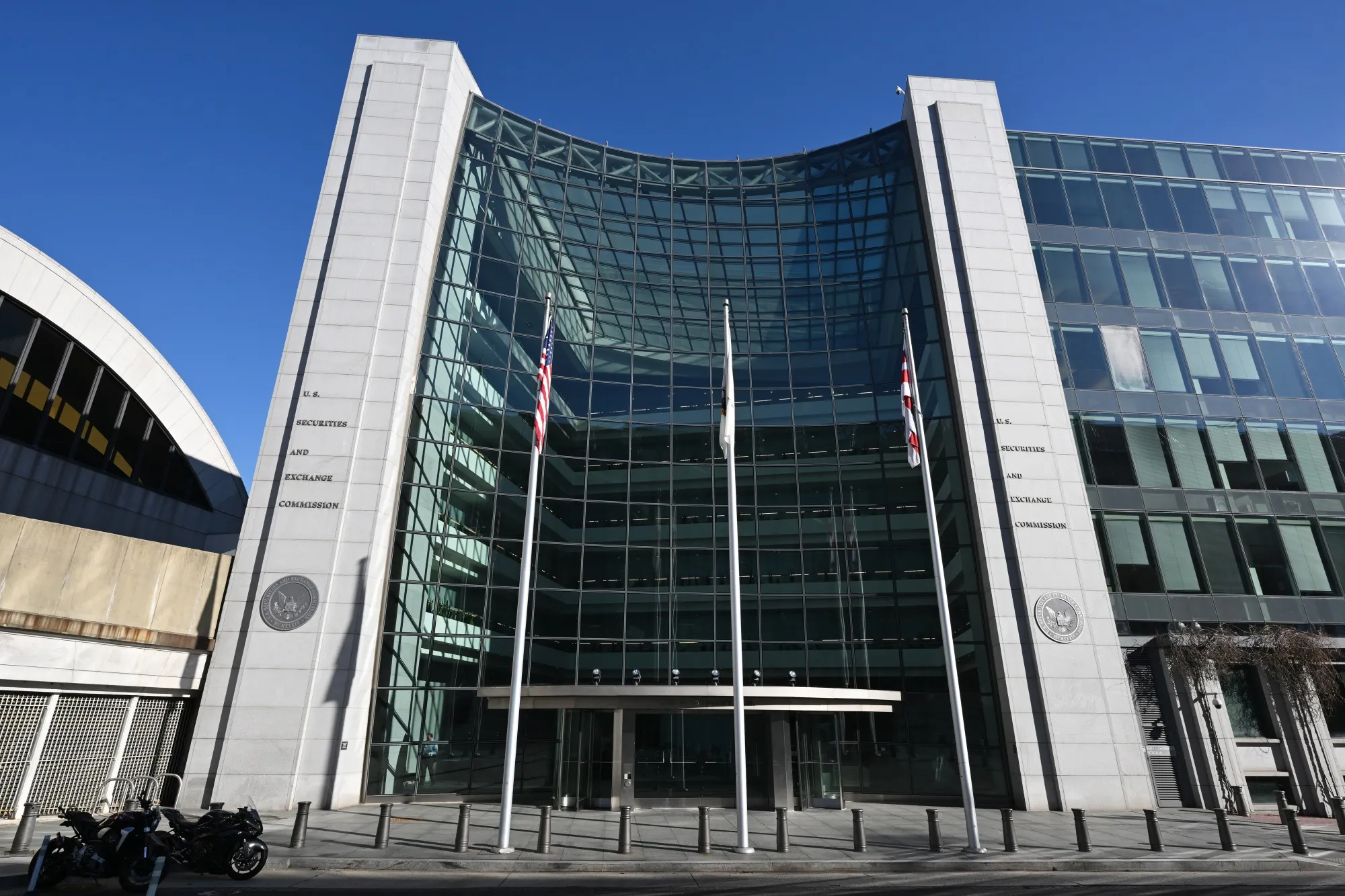 The US Securities and Exchange Commission headquarters in Washington.