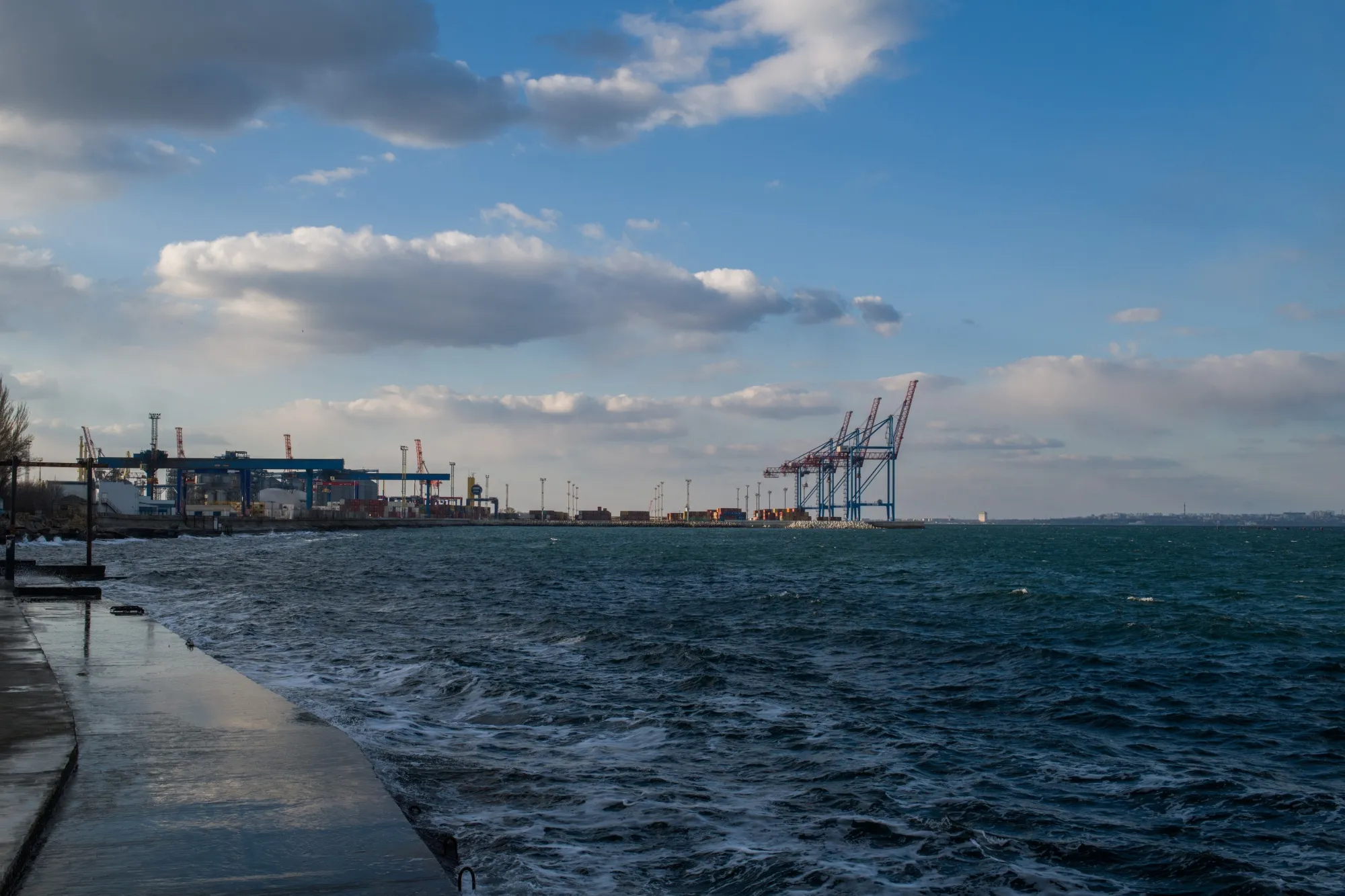 The Port of Odesa&nbsp;on March 17.