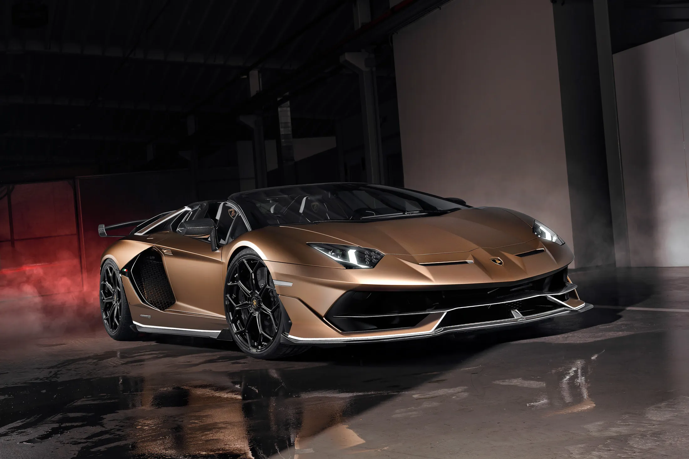 The Lamborghini Aventador SVJ Roadster