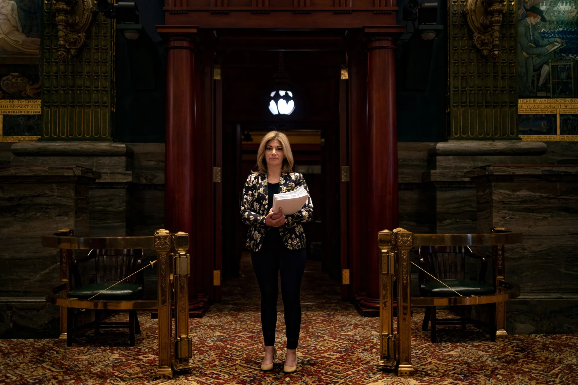 Pennsylvania State Senator Katie Muth at the State Capitol in Harrisburg.