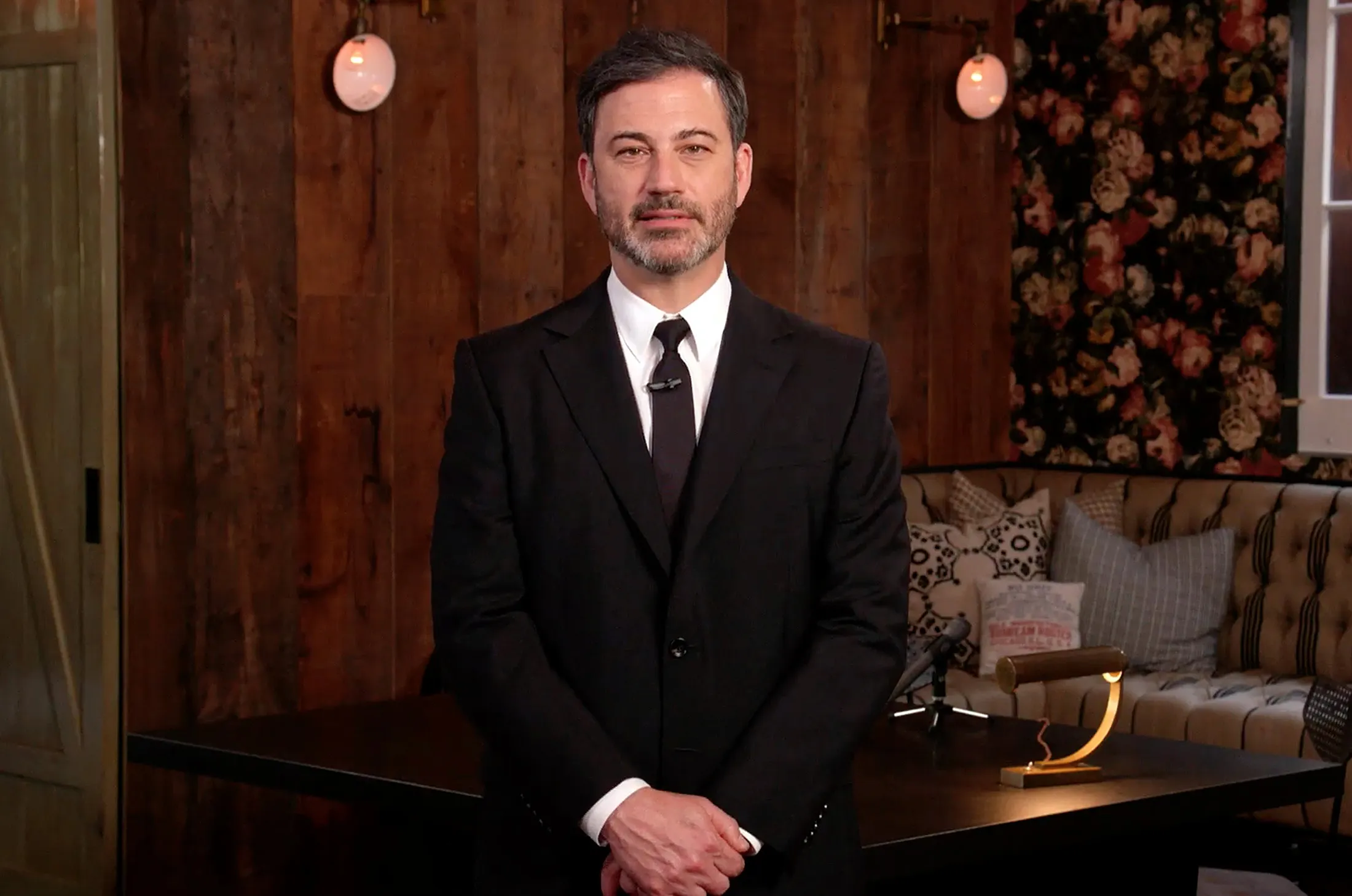 Jimmy Kimmel during "One World: Together At Home"&nbsp;on April 18.