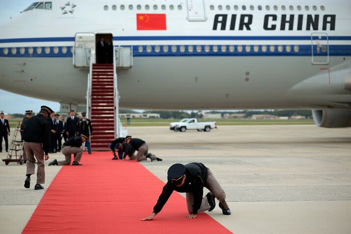 President Trump Welcomes China's President Xi At Joint Base Andrews