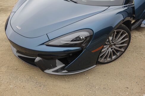 McLaren's signature front fascia is still intact in this new model.