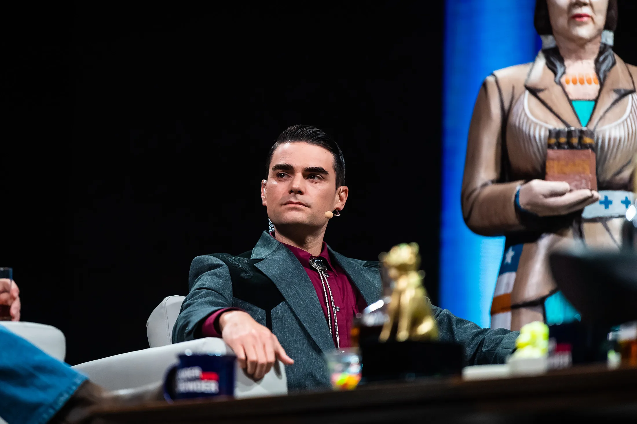 Ben Shapiro speaks at a Daily Wire event in October 2021.&nbsp;