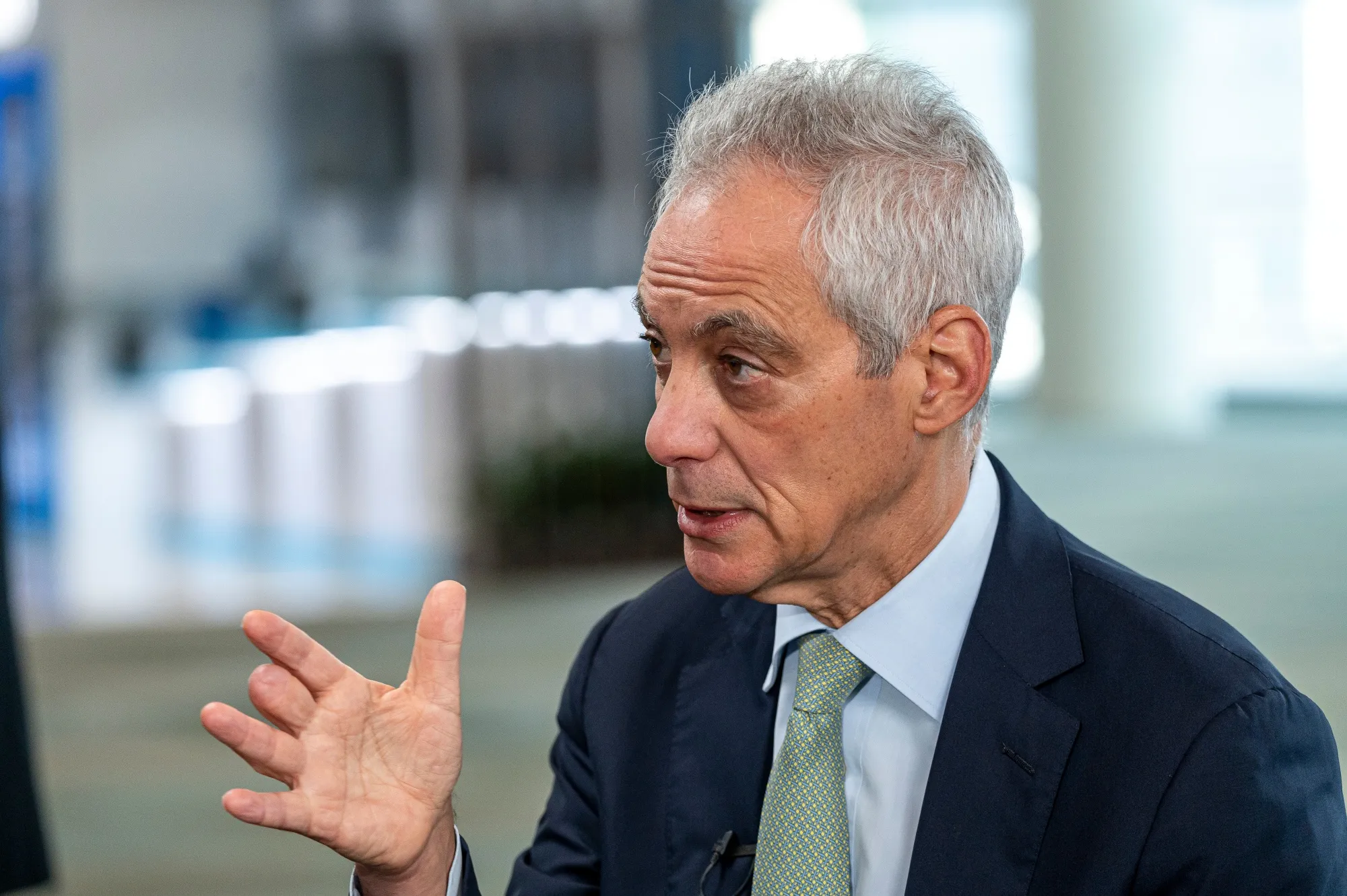 Rahm Emanuel said Japan’s contributions to the alliance, including plans to raise defense spending to 2% from 1% of its GDP, had helped underpin bipartisan support in Washington for the alliance.&nbsp;