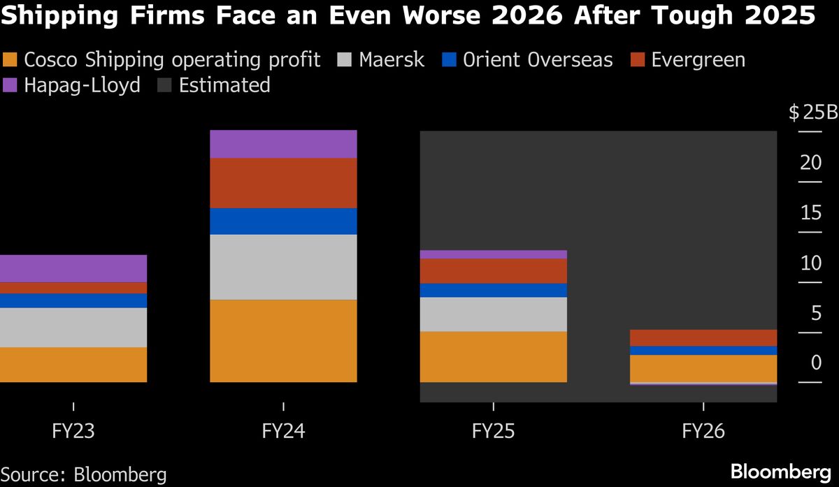 Shipping Firms Face Tough 2026 as Reopening of Red Sea Looms Shipping Firms Face Tough 2026 as Reopening of Red Sea Looms
