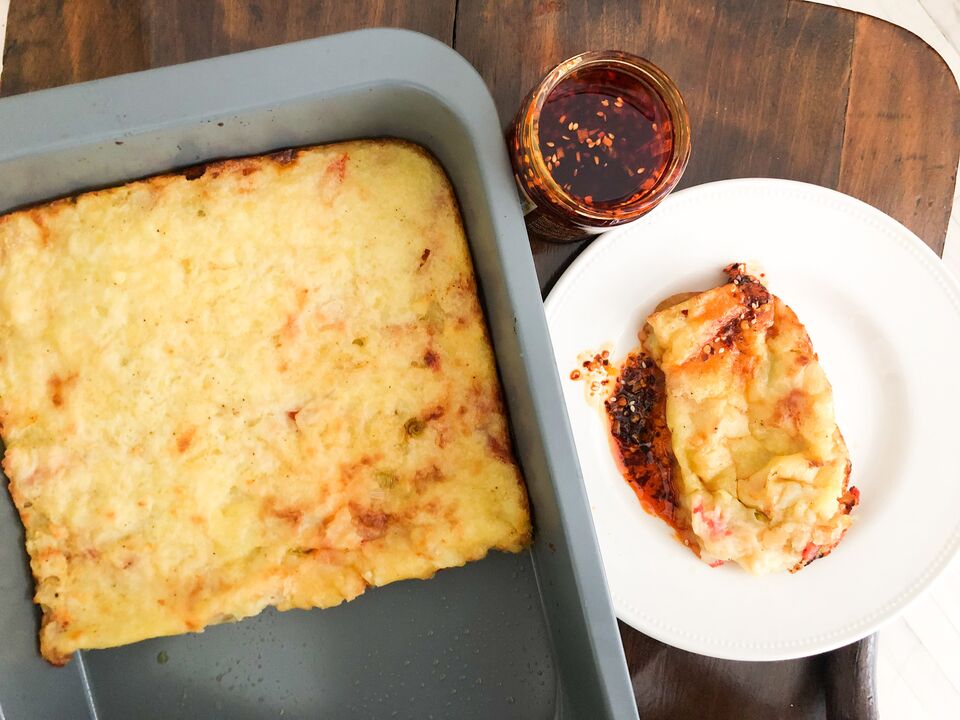 Jamie Oliver Turns Leftover Mashed Potatoes Into a Brilliant Cheese Pie