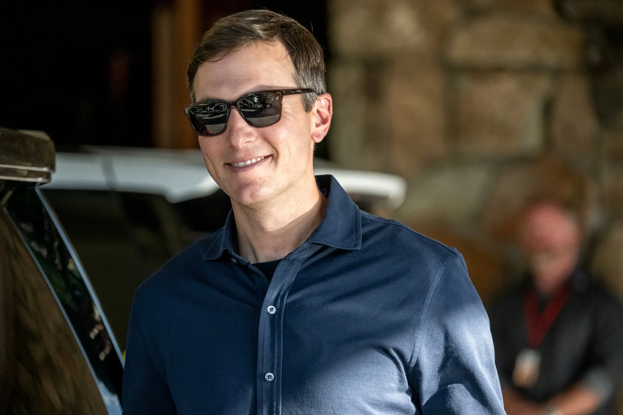 Jared Kushner departs for dinner at the Allen &amp; Co. Media and Technology Conference in Sun Valley, Idaho, on July 8.