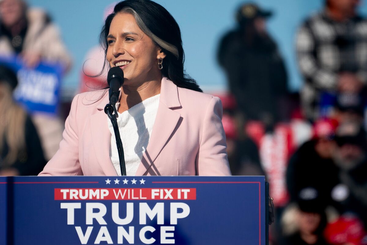 Trump Taps Former Democrat Tulsi Gabbard for Intelligence Director -  Bloomberg