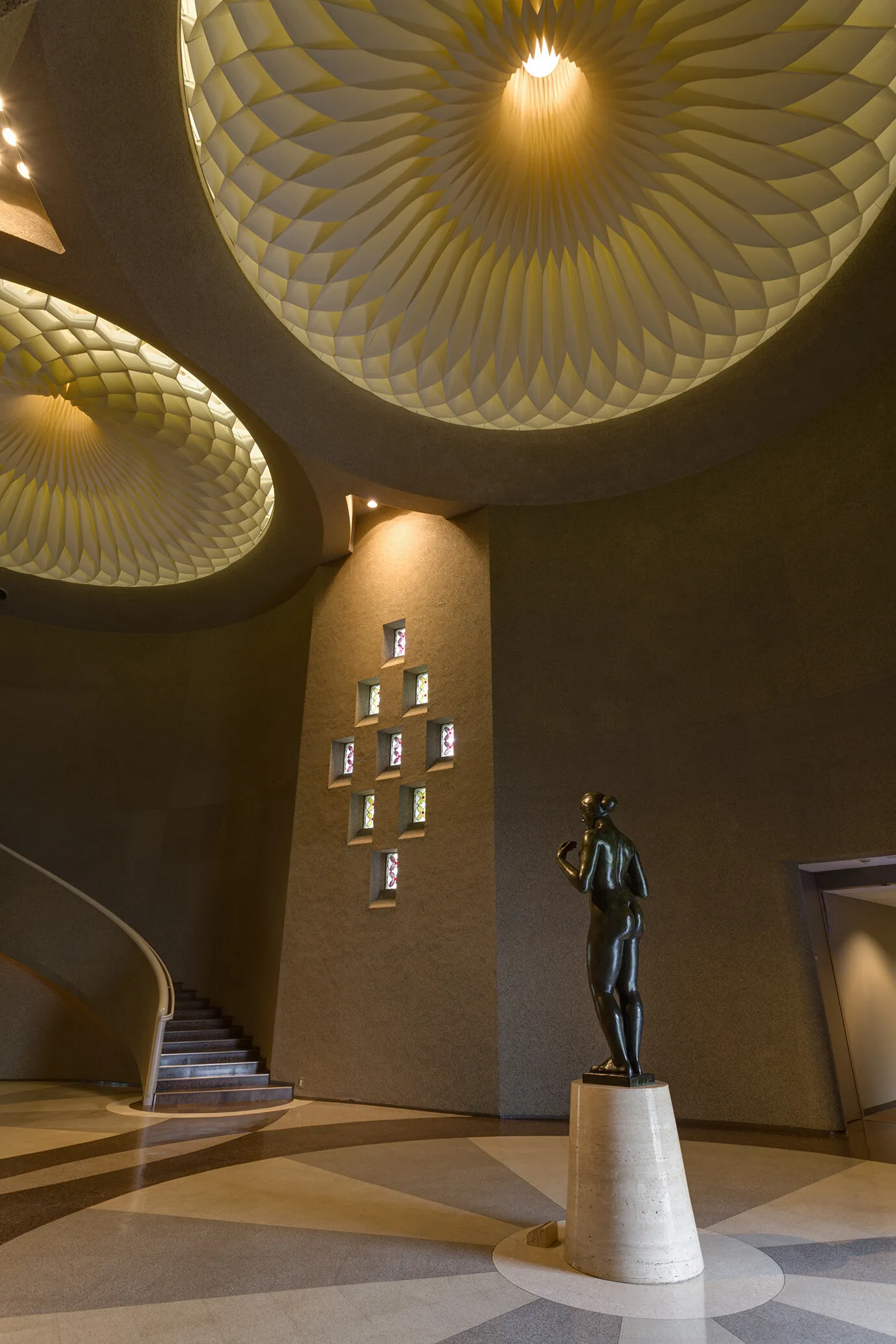 The entrance hall of the Kawamura Memorial DIC Museum of Art, in Sakura, Chiba, Japan.