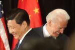 Chinese Vice President Xi Jinping and U.S. Vice President Joe Biden,
