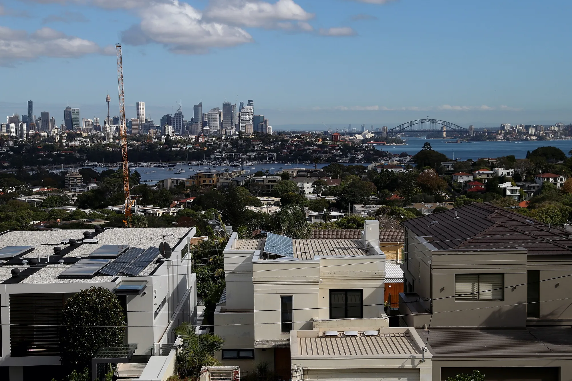 Residential buildings in Sydney, Australia.
