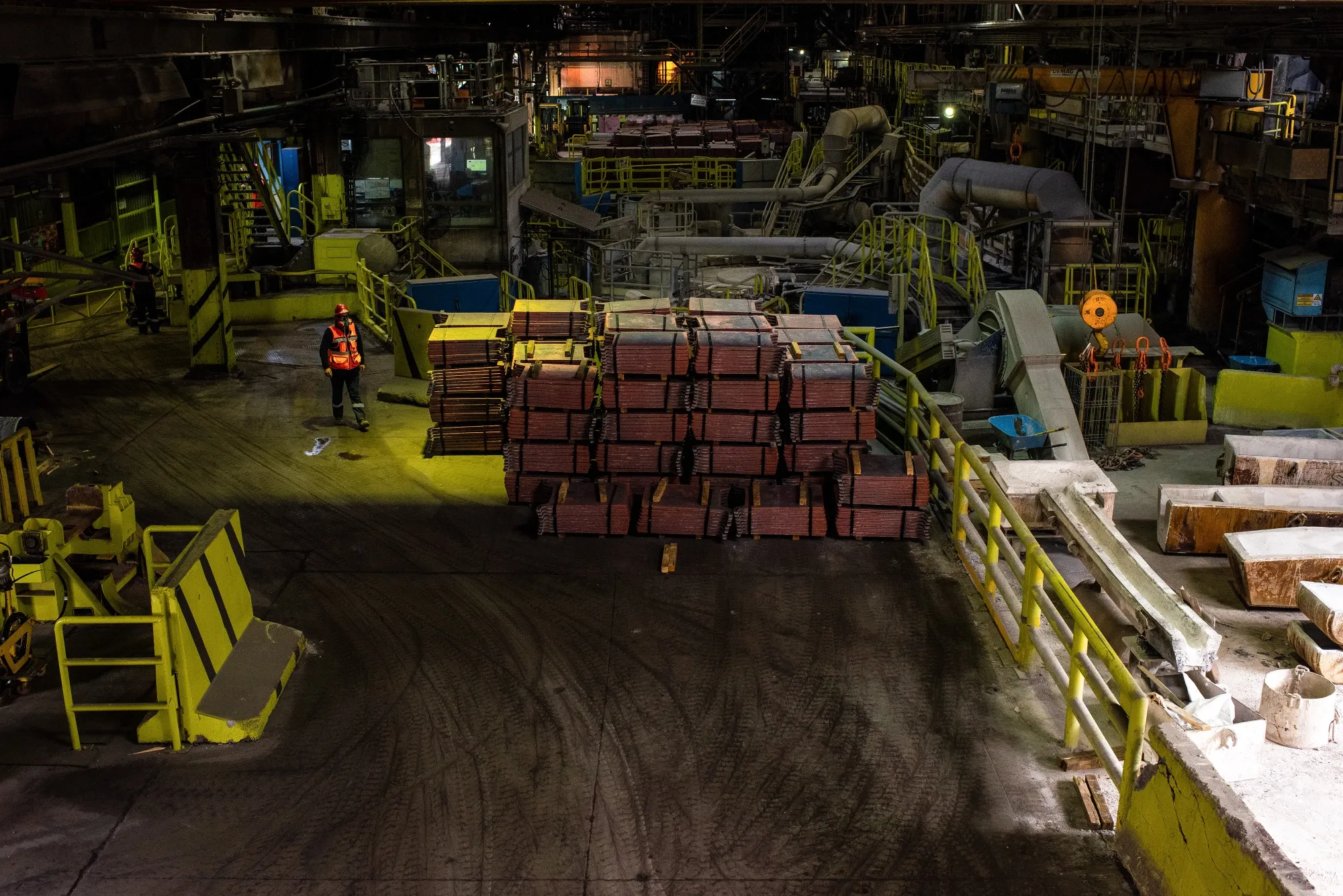 The Codelco El Teniente processing facility in Machali, Chile.