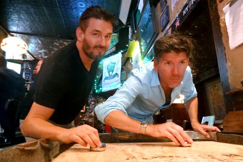 London restaurateurs Richard Beatty and Russell Norman.