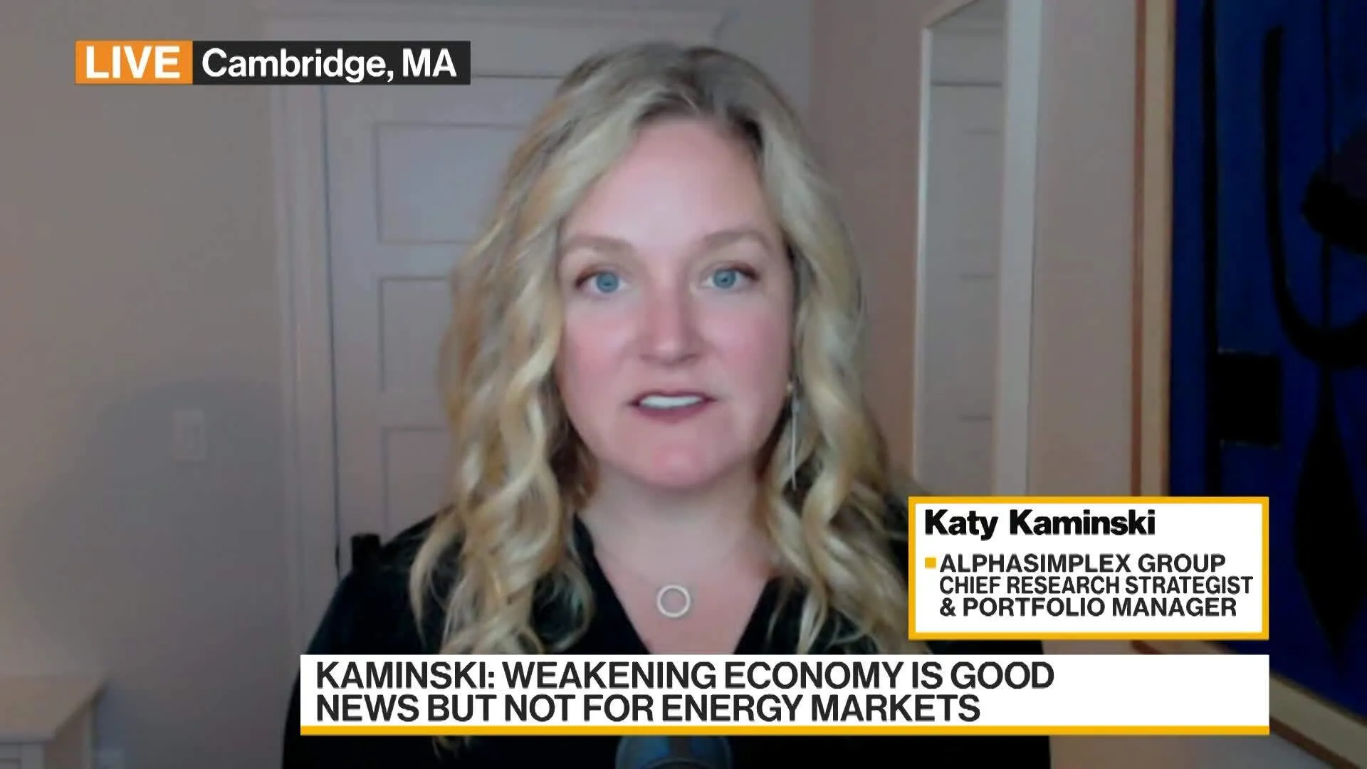 Watch AlphaSimplex Group's Kaminski on Global Markets - Bloomberg