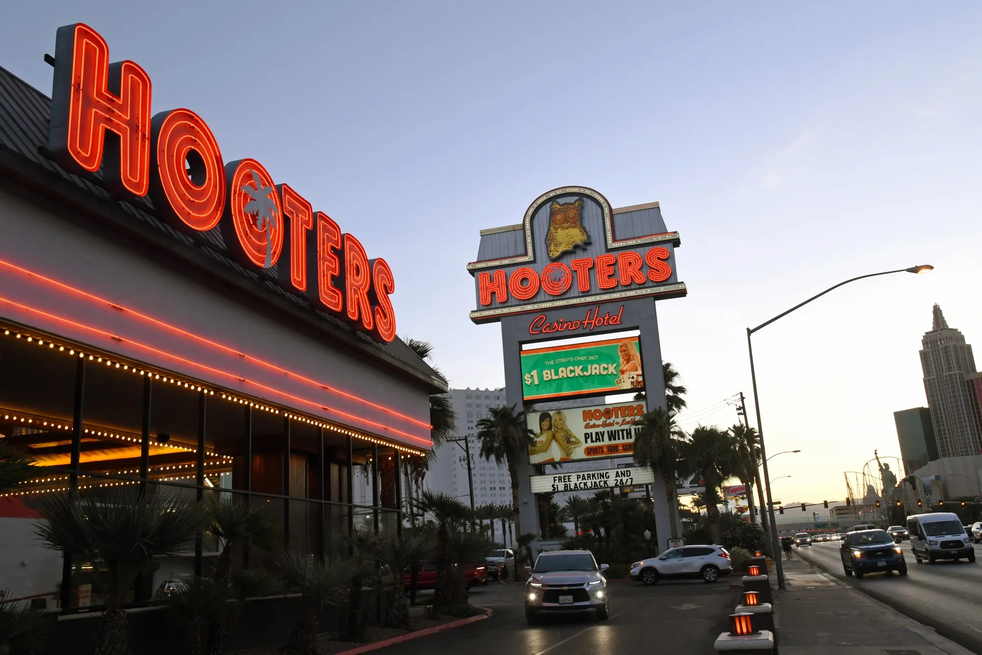 A Hooters restaurant in Las Vegas, Nevada.