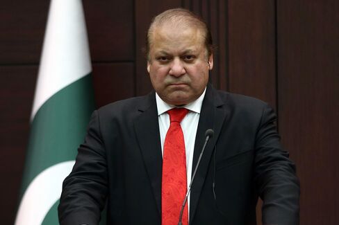 Pakistan Prime Minister Nawaz Sharif