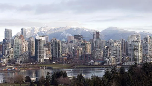 The Vancouver skyline.
