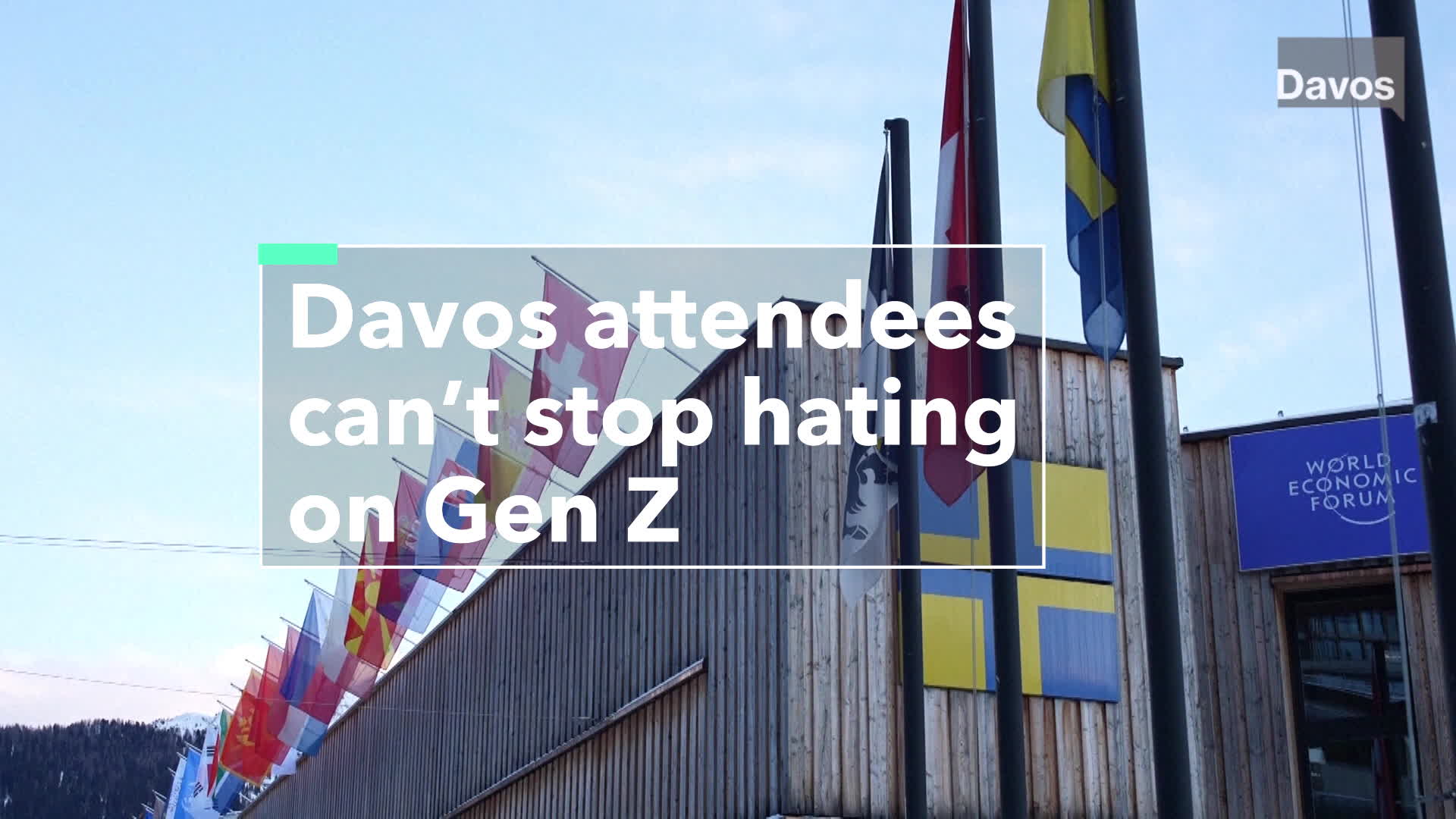 Watch Davos Attendees Can’t Stop Hating on Gen Z Bloomberg