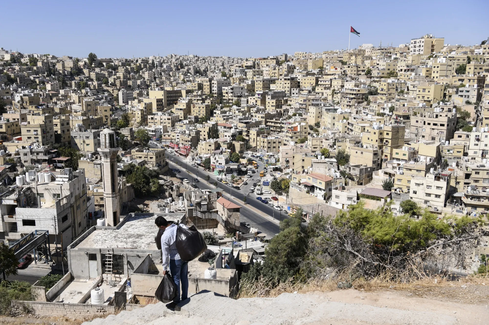 The view from Amman is that Jordan is caught between popular support for Islamists and government ties with Israel and the US.