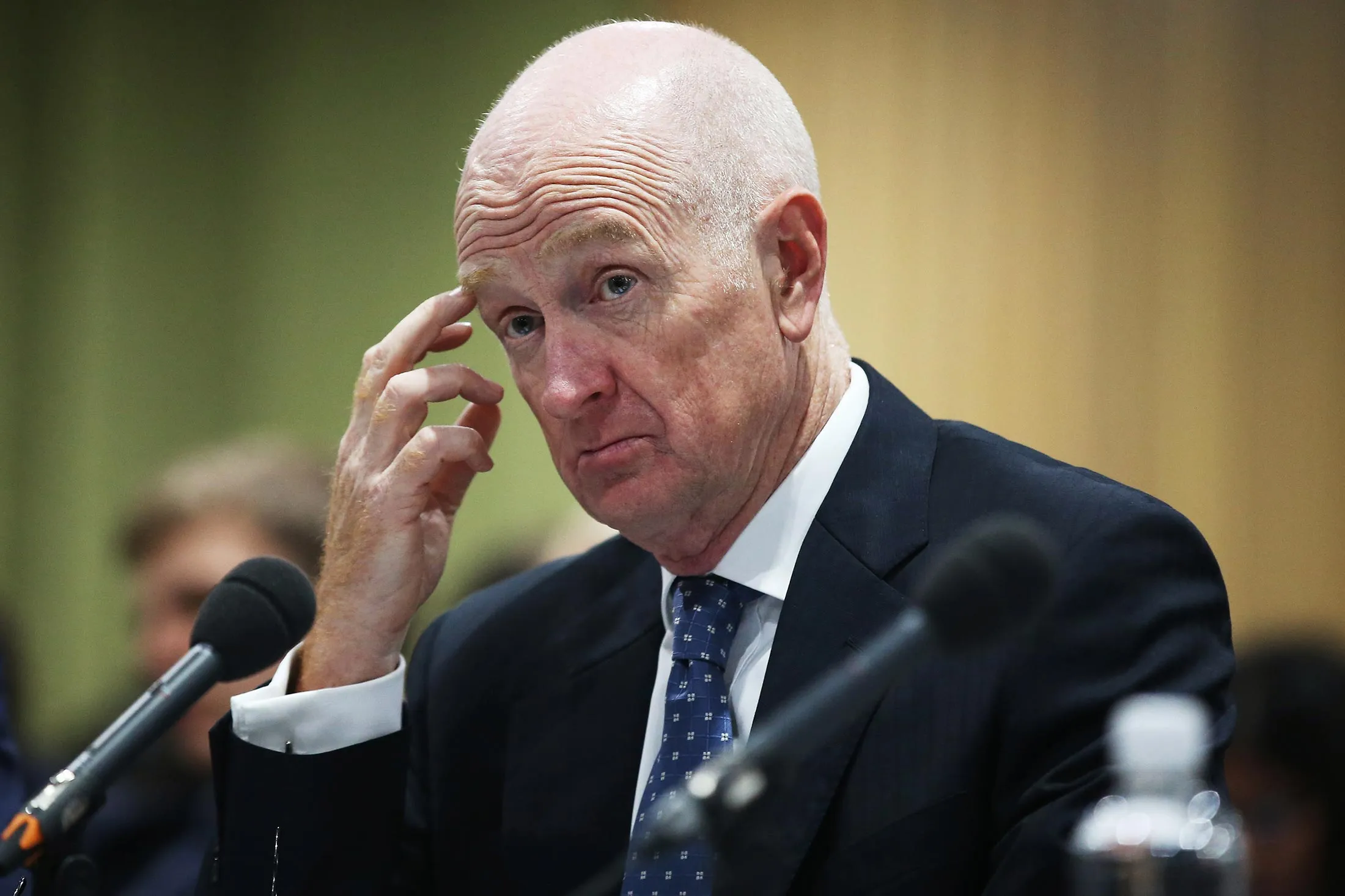 Glenn Stevens, governor of the Reserve Bank of Australia.
