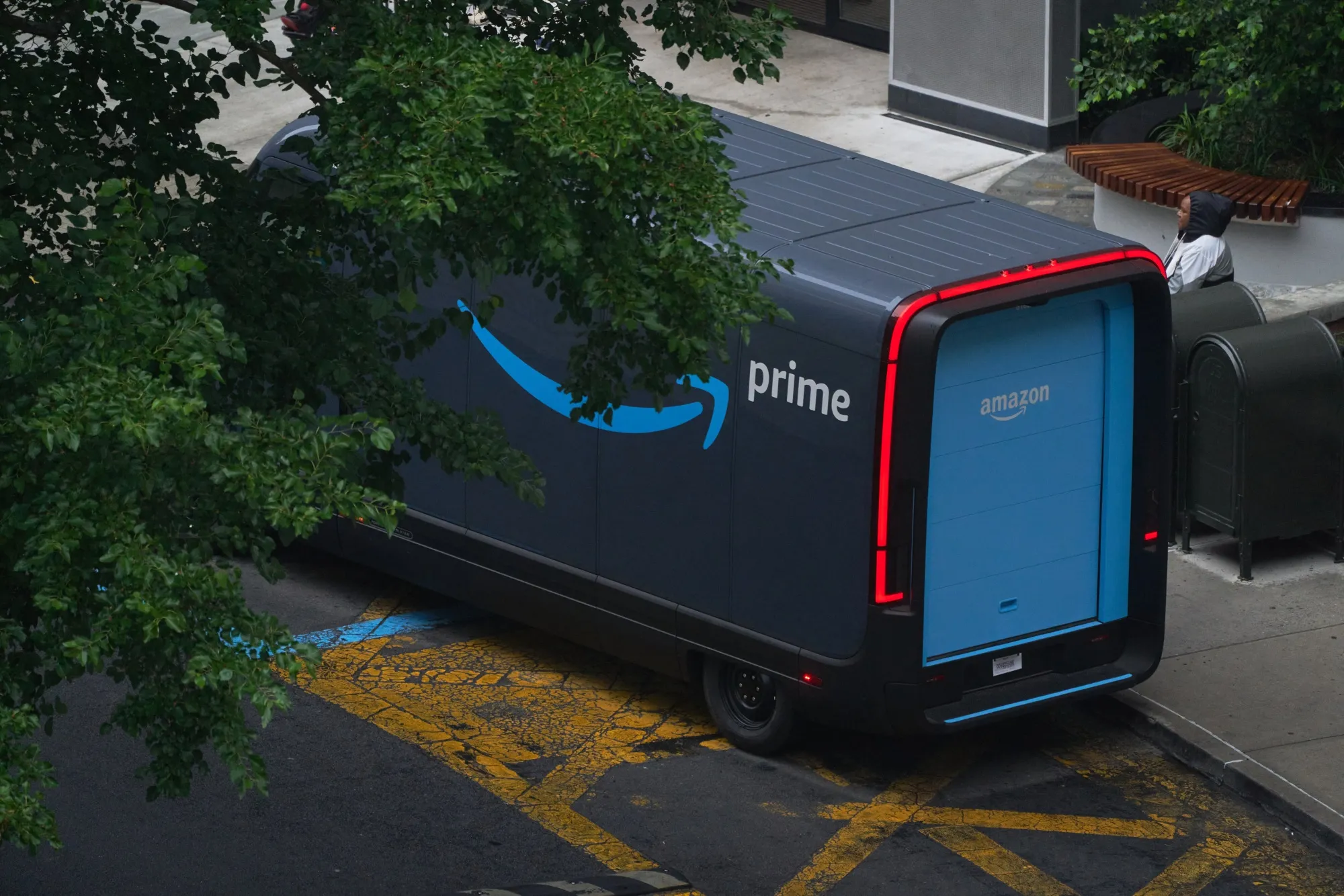 Amazon vans tend to be closer than a professional first responder.