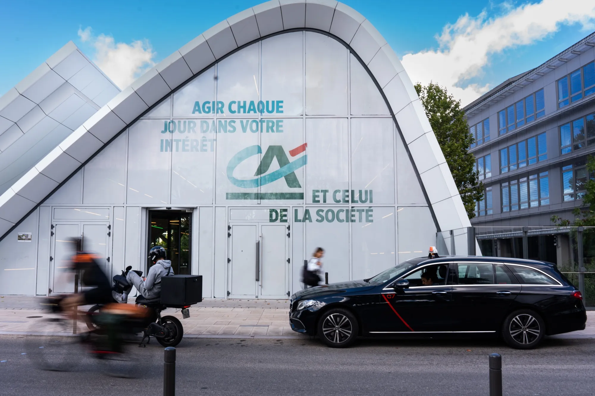 The Credit Agricole SA bank headquarters in Montrouge, France.