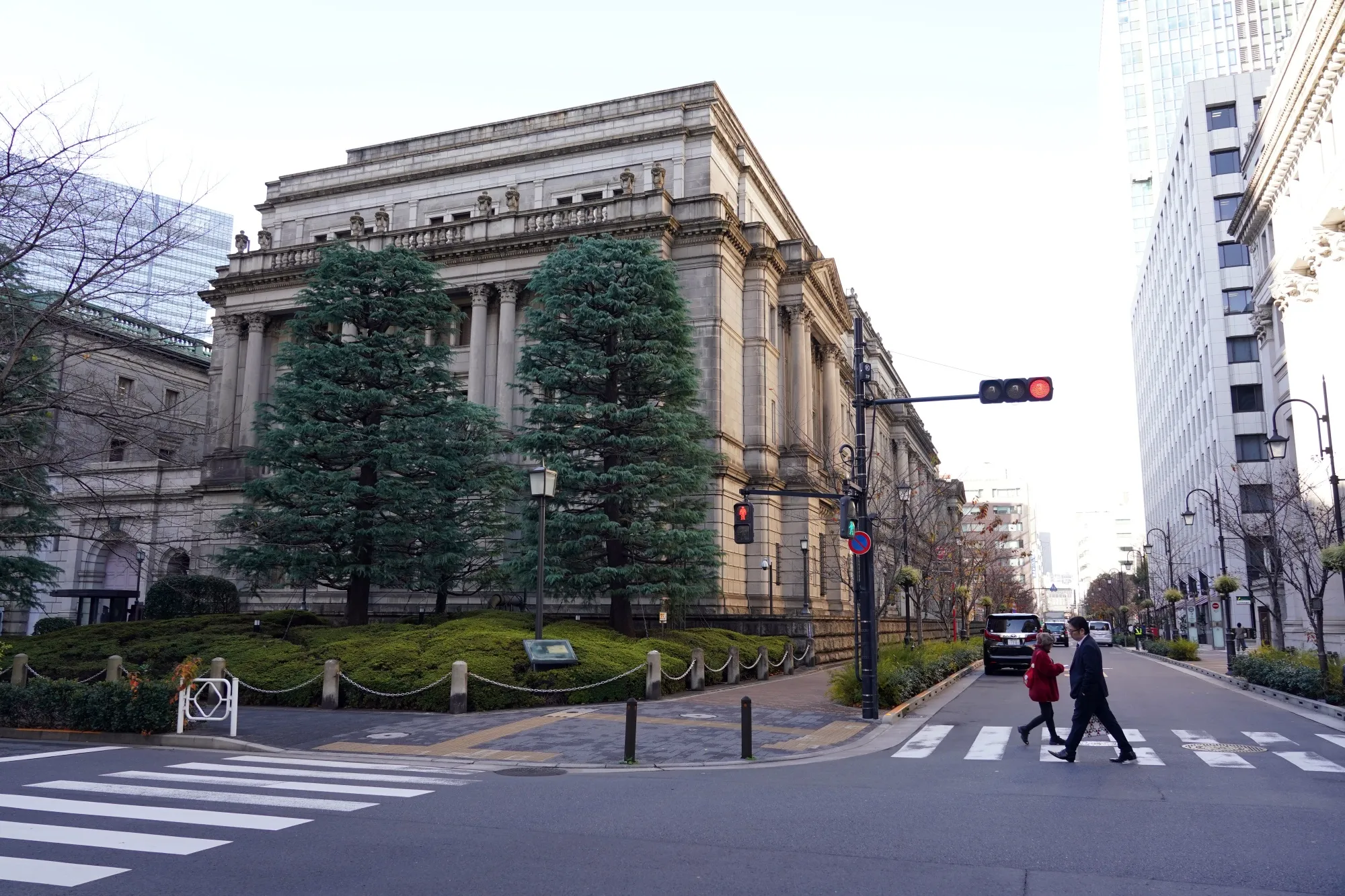 The Bank of Japan (BOJ) headquarters in Tokyo.