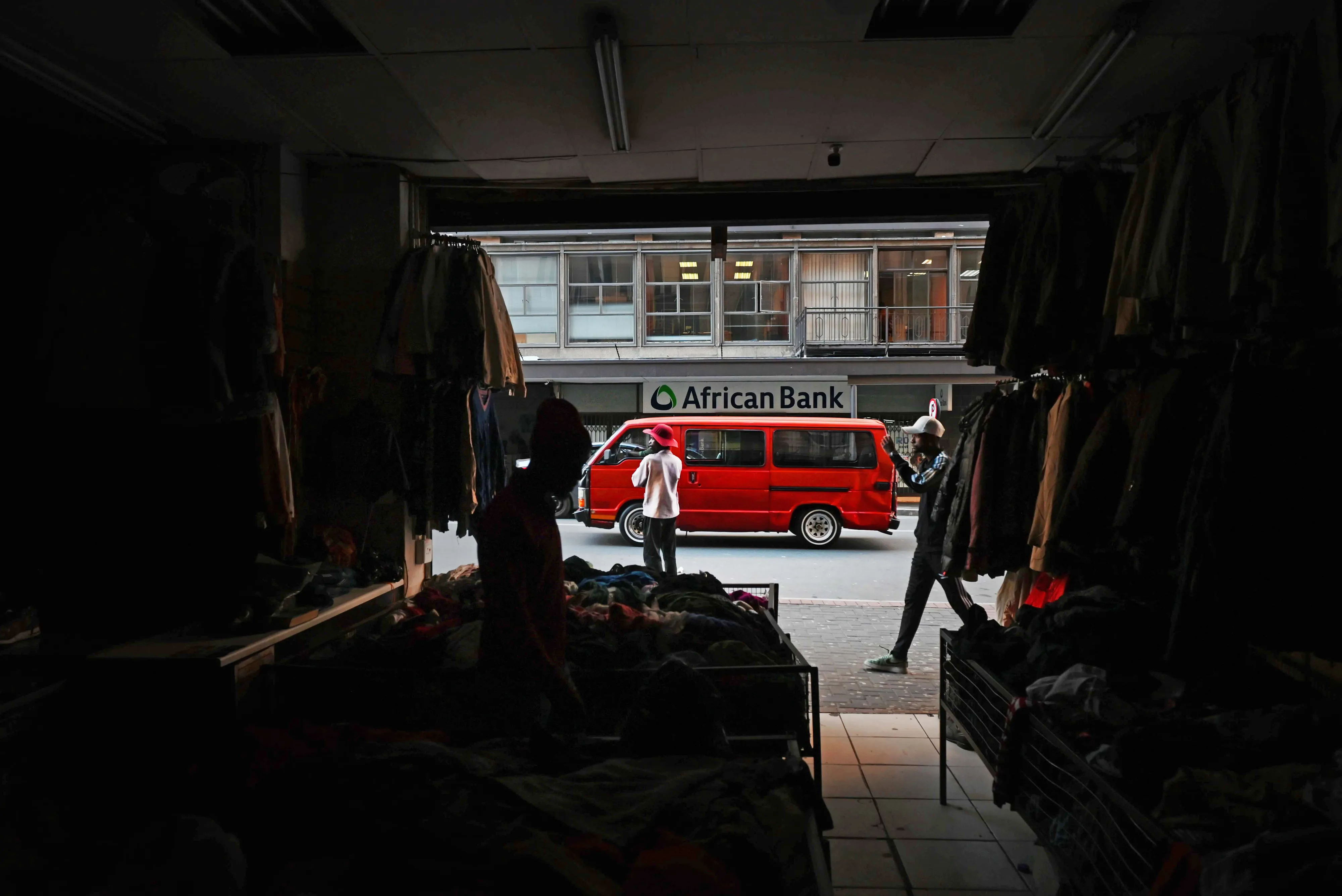 A clothing store in Johannesburg.