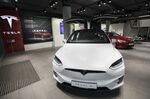 A Tesla Inc. store in Frankfurt.