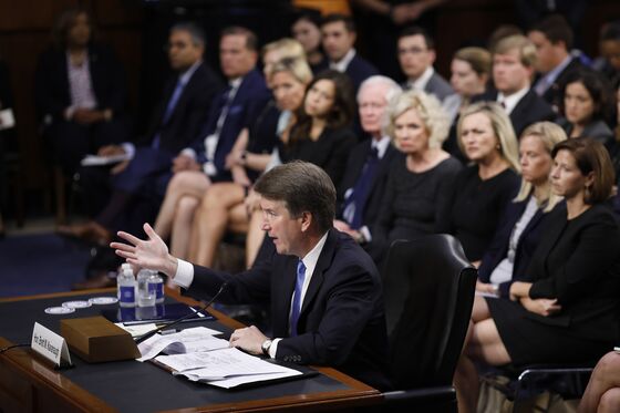 Kavanaugh Ducks Questions on Trump, Roe in Marathon Senate Day