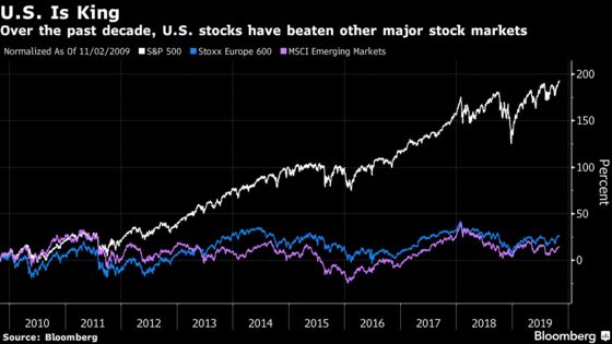 Goldman Says U.S. Stocks Still Reign Supreme