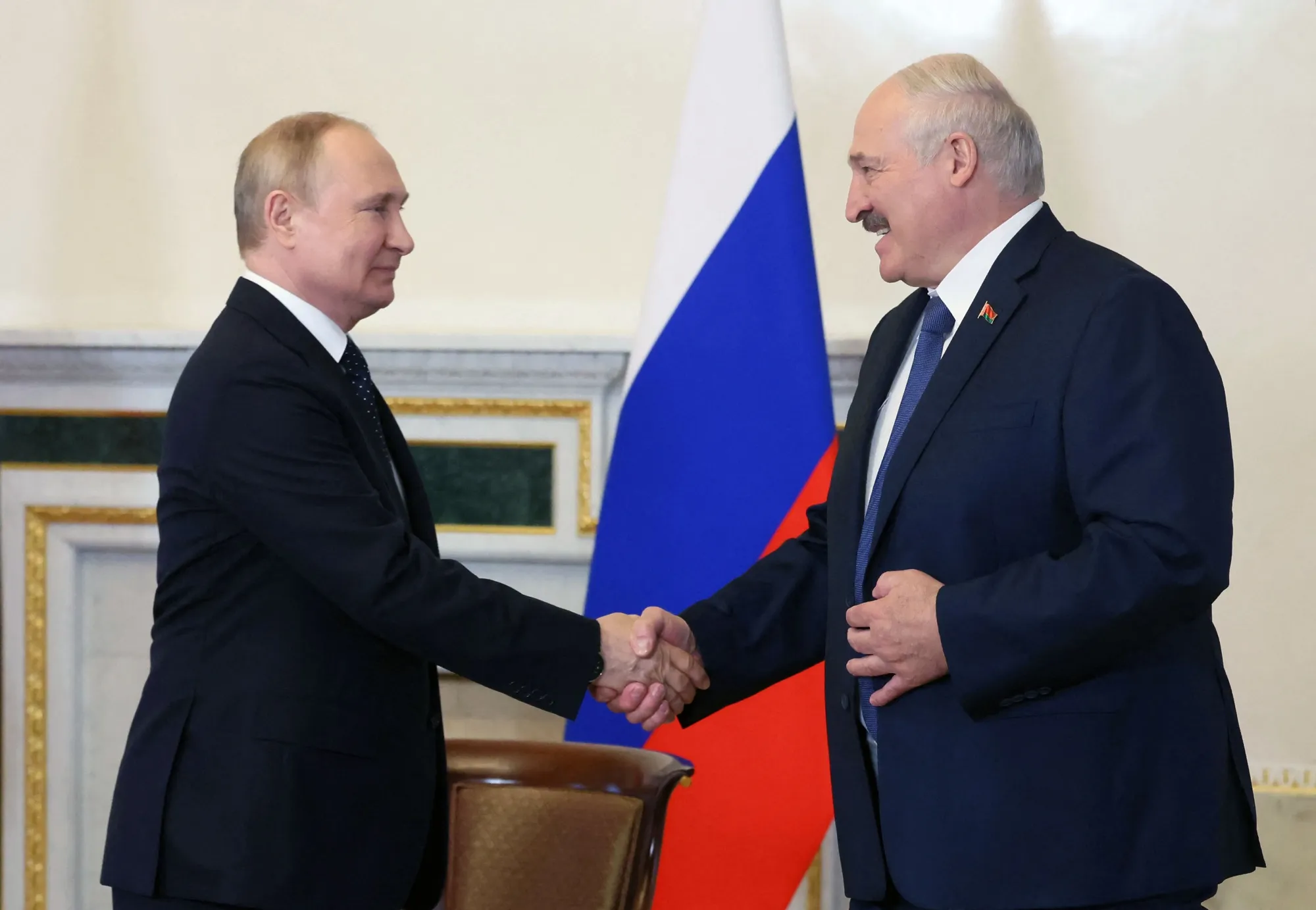The nuclear handshake.