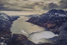 A large fjord near the site of Tanbreez could someday become a deepwater port for shipping out minerals, according to GreenMet.