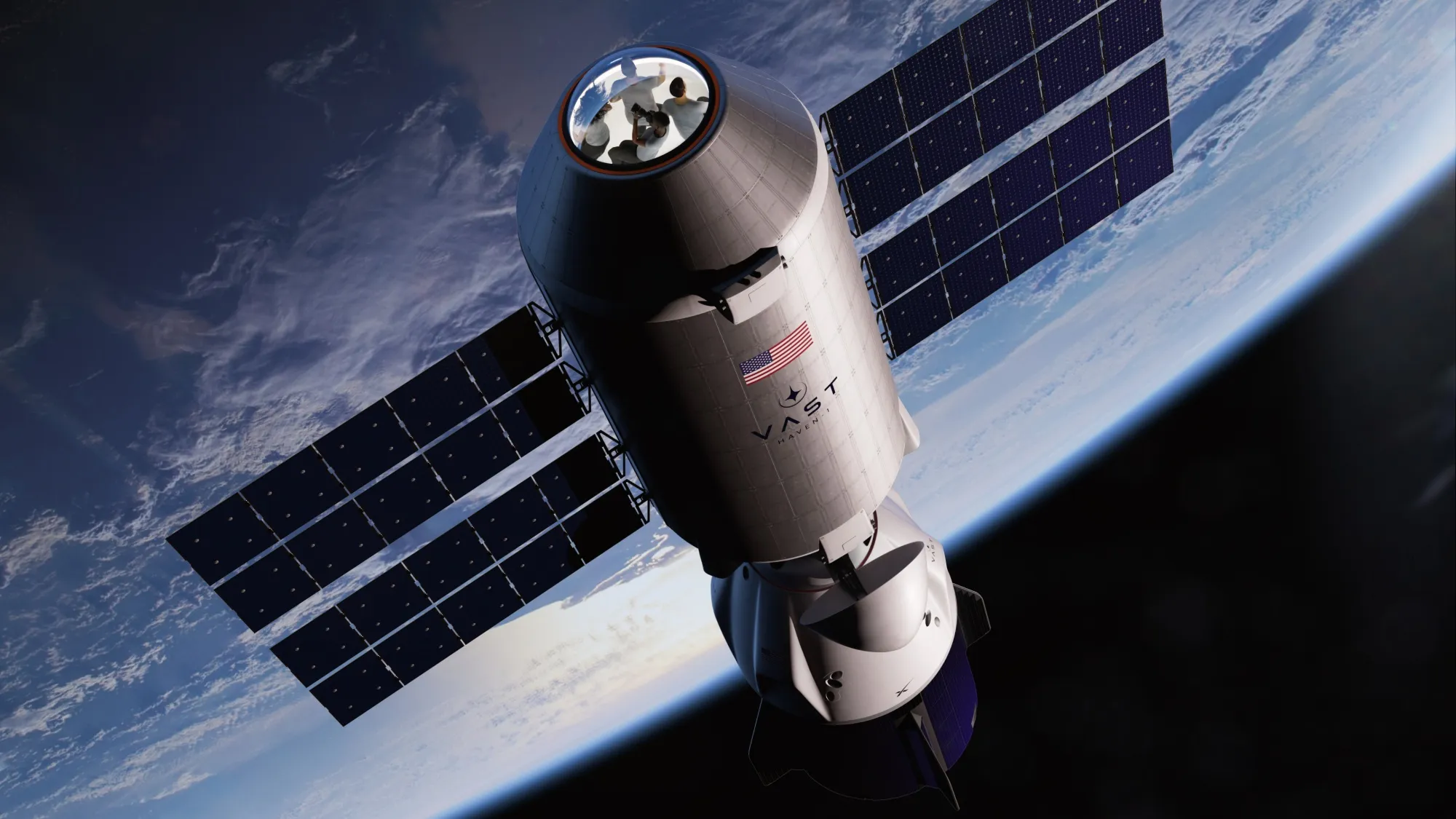 A rendering of Vast Space’s Haven-1 space station.&nbsp;