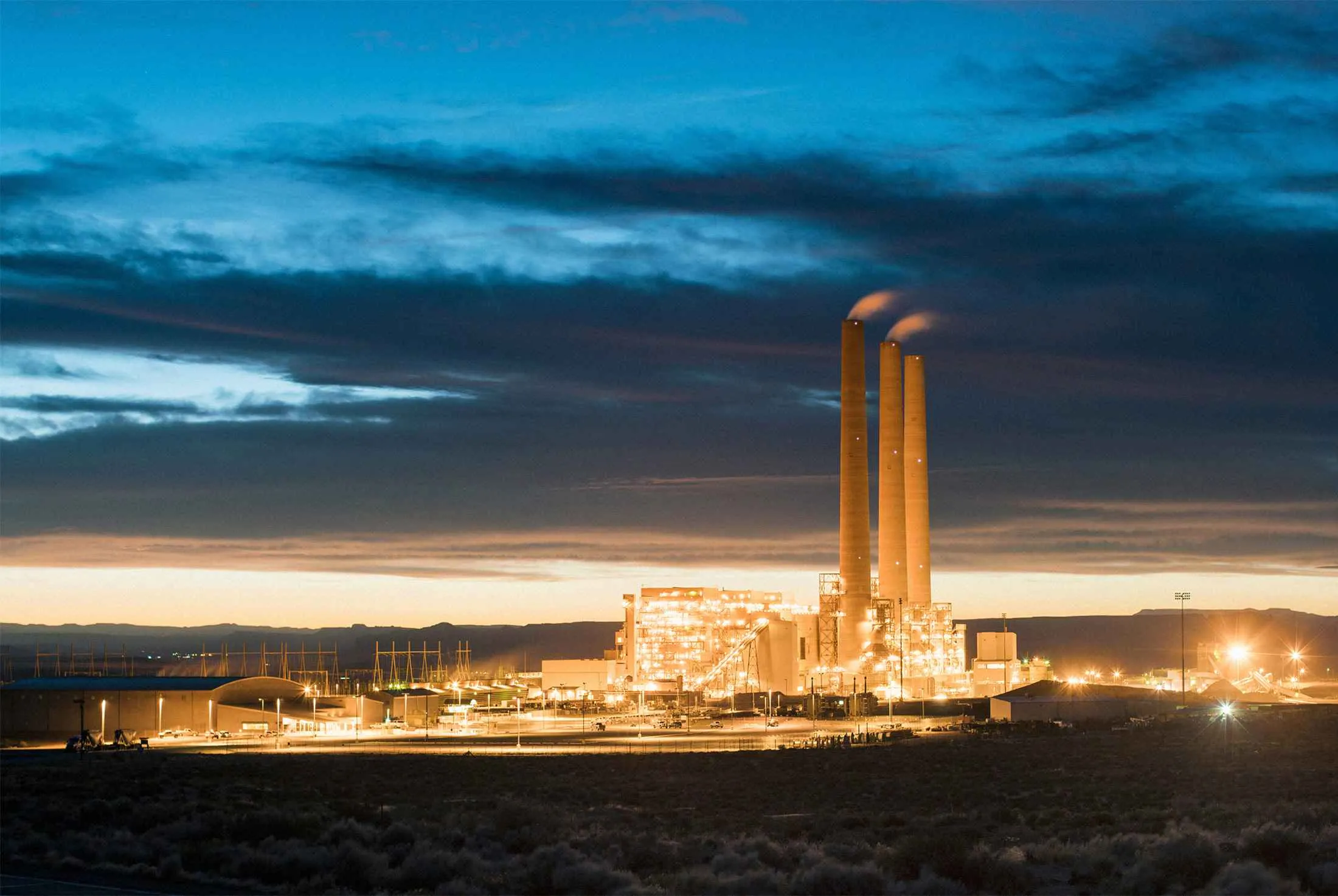 The Navajo Generating Station.
