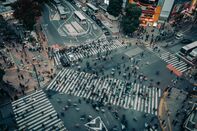 Views of Shibuya Ahead of Japan's GDP Announcement